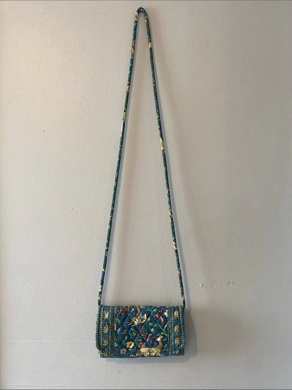 Vera Bradley Animal Kingdom Retired Mini Hipster Crossbody Wallet Purse Monkey - Picture 2 of 8